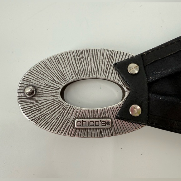 Chico’s Vintage 90s Ladies Wide‎ Belt L - Picture 4 of 10